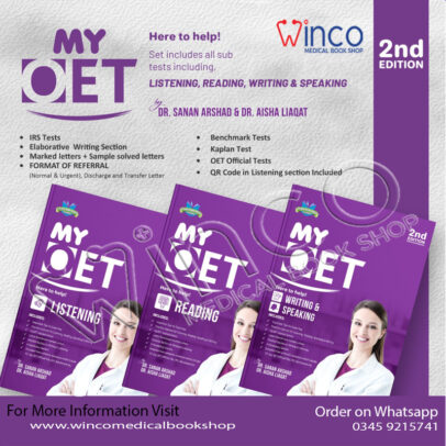 My Oet Handbook By Dr Sanan Arshad - Winco Medical Books Store