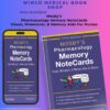 Mosby’s Pharmacology Memory NoteCards 5th Edition - Winco Medical Book