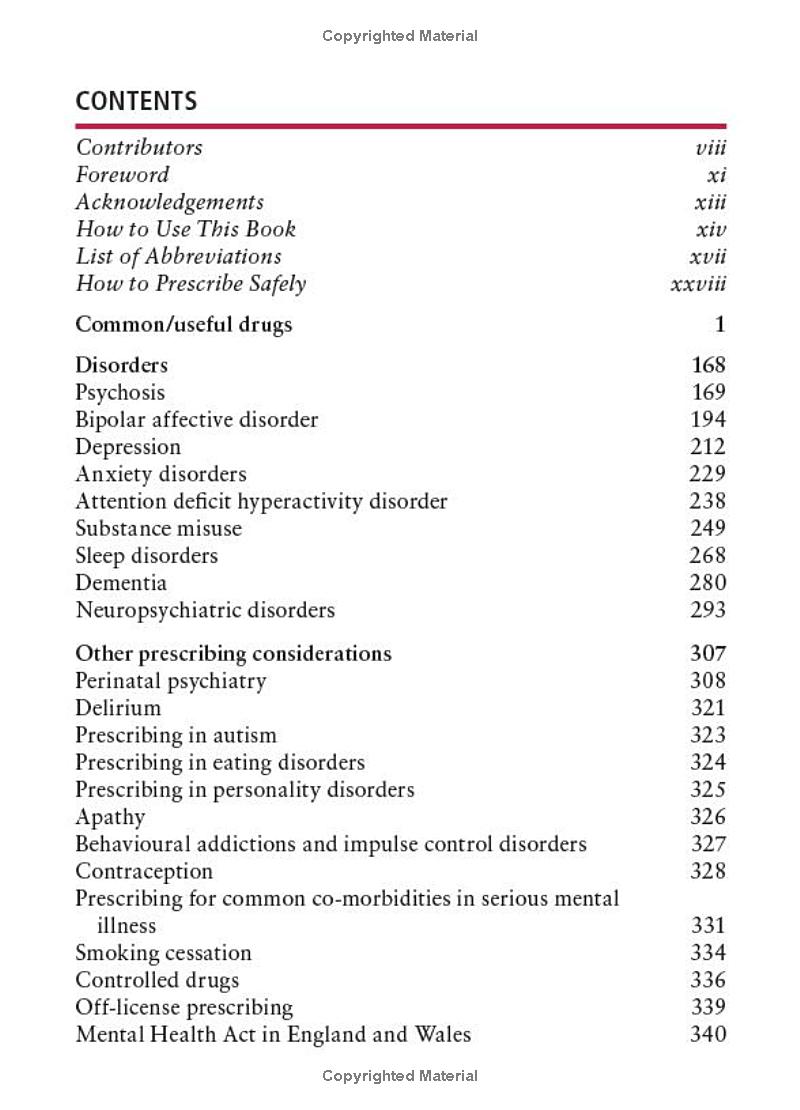 Pocket Prescriber Psychiatry 2nd edition 2024 - Image 4