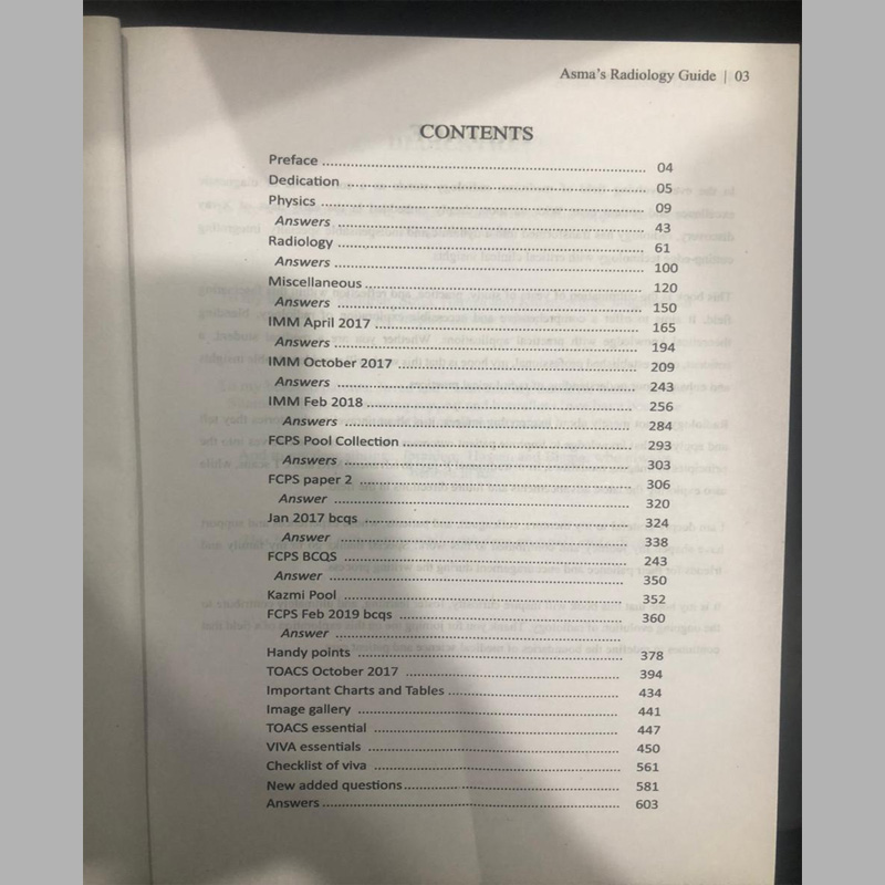 ASMA RADIOLOGY GUIDE A COMPREHENSIVE GUIDE TO IMM, MCPS & FCPS II EXAM - Image 2